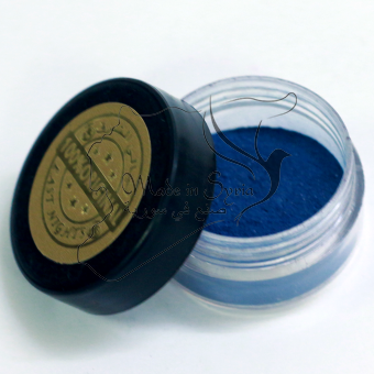 Минеральные тени- лазуритовый синий блеск пирит «Благословенная защита»