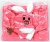 Халат светло розовый "Ушастый шалунишка - зайчонок" размер 34