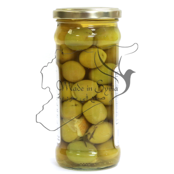 Оливковый ALREEF Whole "Классический" зеленые оливки с косточкой  (стекло)