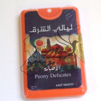 Масляные духи в упаковке спрей-покет PEONY DELICATES 