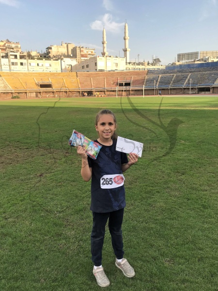 Амани Шаркех лицо East Nights на марафоне по бегу в Сирии