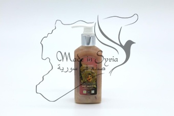 Оливково-лавровая эмульсия-шампунь для жирных волос Bint Al Vazir «Дочь визиря» с алеппской глиной и коричником