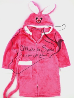 Халат розовый "Ушастый шалунишка - зайчонок" размер 28